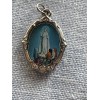 Our Lady of Fatima Catholic Medal Pendant Charm | Silver
