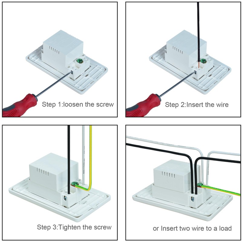 KCMYTONER USB Outlet with Auto LED Nightlight,15 Amp Tamper Resistant