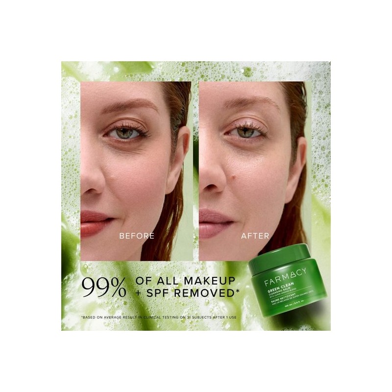Farmacy Green Clean Makeup Removing Cleansing Balm 3.4 oz /