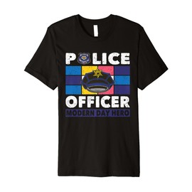 Police officer modern day hero policeman equipment for adult Premium T-Shirt