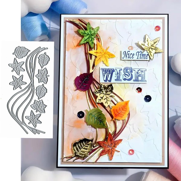Christmas Maple Leaf Leaves Metal Die Cuts,Spring Sunflower Frame Leaf