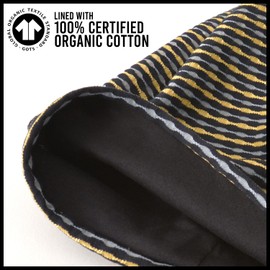 CHARM Organic Cotton Slouchy Beanie - Womens Chemo Hat Japanese Mens Hipster Cap Purple Border