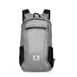 MasterTool Hiking Daypack,Water Resistant Lightweight Packable Foldable Backpack for Travel Camping Outdoor, Grey, 20L