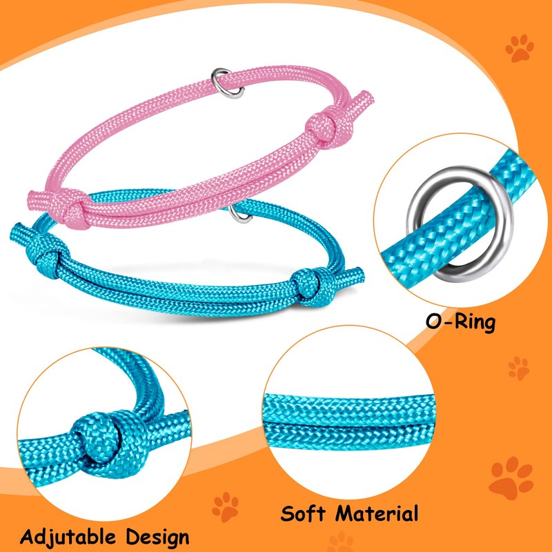 tonyg-p 12pcs Puppy ID Collars Whelping Collars Adjustable Puppy ID
