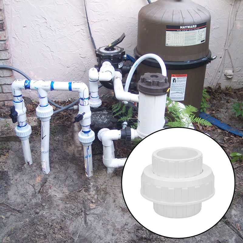 3" PVC Union Coupling Pipe Fitting (Socket x Socket) 3Inch