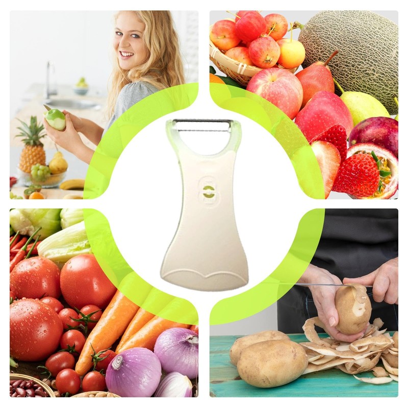 2 in 1 Peeler - Double Ended Rotating Shaft Potato