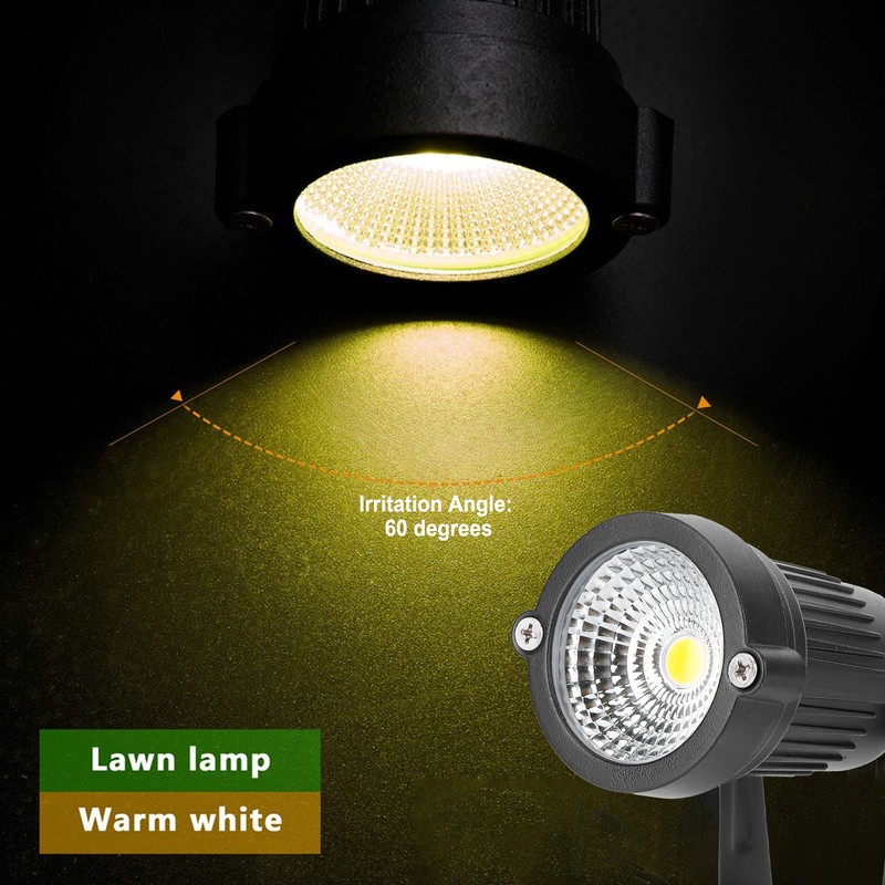 4PCS Waterproof Outdoor Spotlights LED Landscape Light DC12V for Driveway