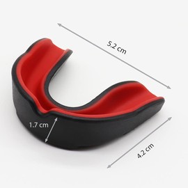 CVNRCLP 2-Pack Sports Mouthguard for Kids - Durable Gum Shield with Portable Case for Rugby, Hockey, Boxing, Martial Arts, and Contact Sports - Youth Protection Gear