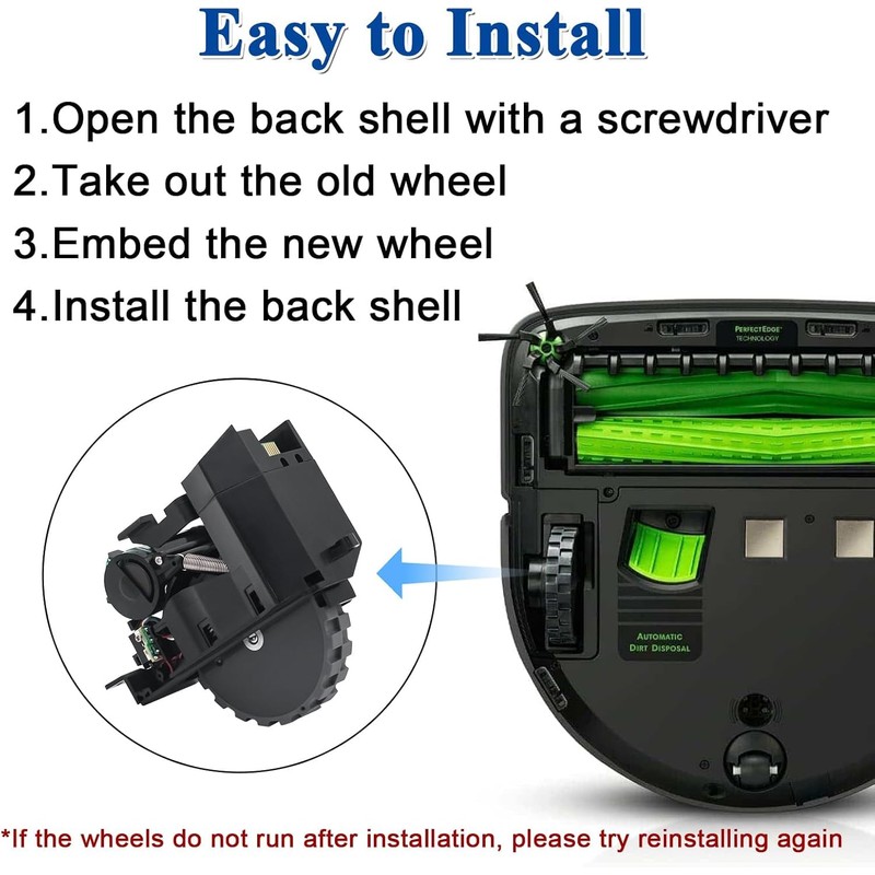 Coodss Left & Right Drive Assembly Module Wheels Compatible for