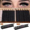 Geeneiya Volume Lash Clusters Kit DIY Lash Extension Kit D