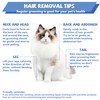 Professional 6 In Dual Tooth Pet Grooming Comb for Short-Haired