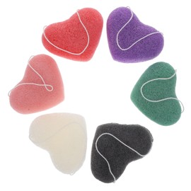 Healeved 12pcs Gentle Face Cleansing Sponges Exfoliating Facial Sponges for Smooth Refined Skin