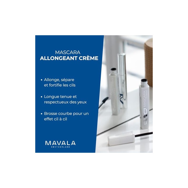 Mavala Mascara Creamy, Brown, 0.32 Ounce