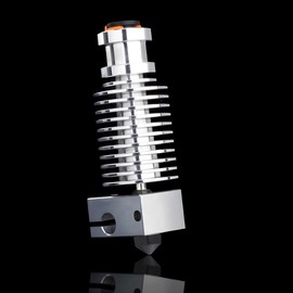 Newwish V6 All Metal Hotend,Prusa i3 MK3S+,MK3,MK2.5,MK2S 3D Printer Hotend,Upgrade V6 Copper+ Titanium Alloy Bi-Metal Heatbreak,V6 Hardened Steel Nozzle 0.4mm for V6 Hotend.