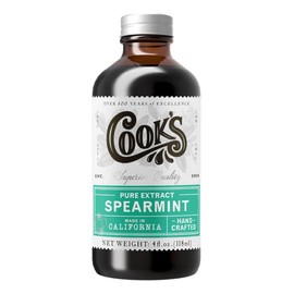Cook's, Spearmint Extract for Baking, Candies, Chocolates, Tea, Beverages, 4 oz