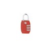 ORB Travel TSA Approved 3 Dial Metal Combination Padlock