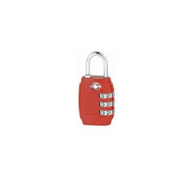 ORB Travel TSA Approved 3 Dial Metal Combination Padlock
