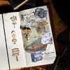 60Pcs Secret in The Suitcase Series Paper Scrapbook Stickers, Route