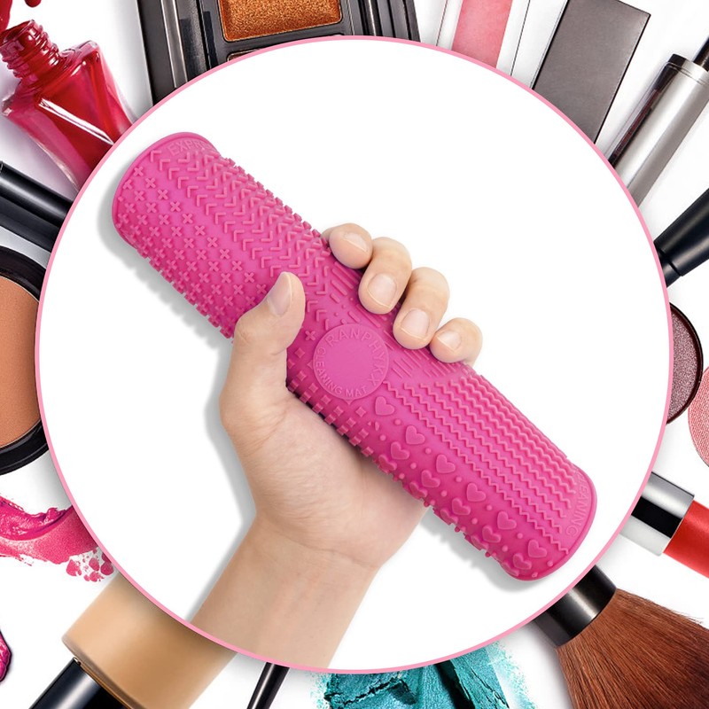 Makeup Brush Cleaner Mat Silicone Brush Cleaning Mat Big Size