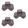 Small Bow Shaped Jaw Hair Clip with Strong Springs -