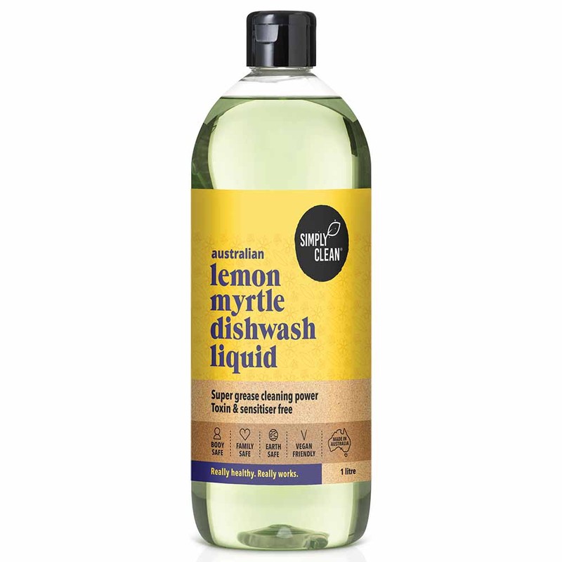 Simply Clean Dishwash Liquid - Lemon Myrtle, 500ml