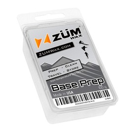 ZUMWax Ski/Snowboard Wax - Base Prep/Clean/Travel/Store - 100 Gram - Excellent Storage & Travel Wax