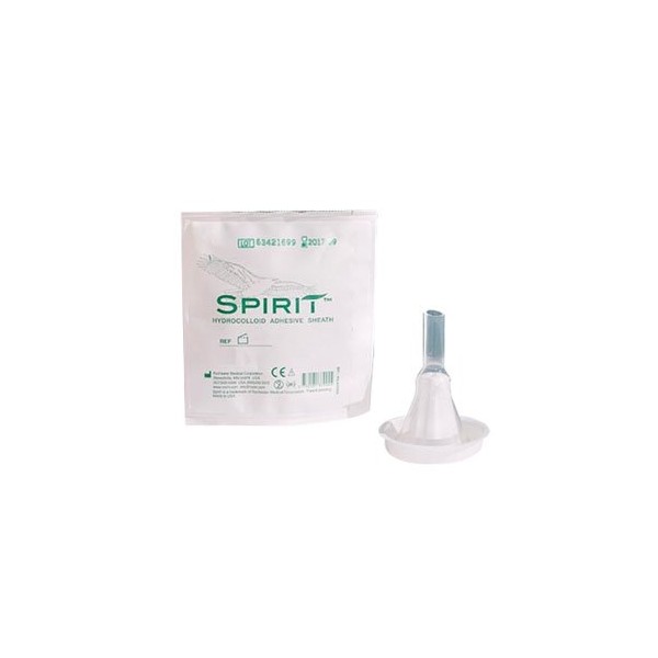 RH39101 - Spirit Style 3 Hydrocolloid Sheath Male External Catheter, Small 25 mm