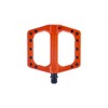 Sixpack Racing Menace Unisex Adult Flat MTB Pedals, Orange, One