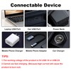 SAMGCHI Car USB Night Lights, Retro Touch Control Car Ambient