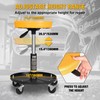 YELLOW JACKET Rolling Mechanic Stool with Wheels Pneumatic Garage Shop