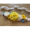 Luoyunna Baby Shower Sash for Mom Flower Maternity Sash Pregnancy