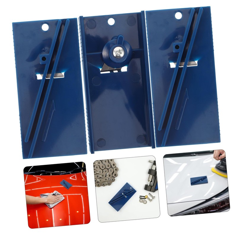 ABOOFAN 3Pcs Professional Hard Card Edge Sharpener Squeegee Tool for