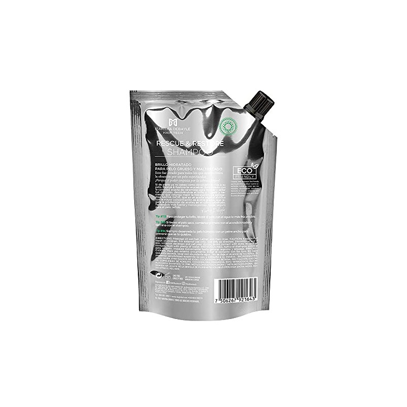 ACONDICIONADOR MARTHA DEBAYLE POUCH RESCUE AND RESTORE 450ML Pouch Champú