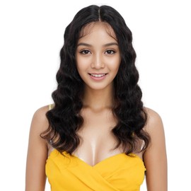 Spitze Front Perücken Menschliches Haar Loser Körper 13x5x1 Spitze Frontal Echthaar Perücken für Frauen 18 Zoll 150% Dichte Klebstofflose brasilianische Körperwelle echte Echthaarperücke mit Babyhaar