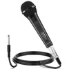 talomen L52 Wired Microphone for Singing, Metal Female, ON/Off Switch,