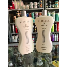 Biosilk Silk Therapy Kit Shampoo Y Acondicionador 2012 Ml                                                                                             
