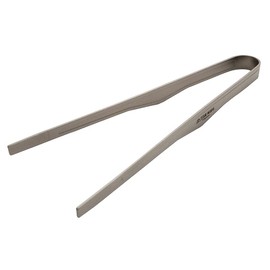 TITAN MANIA Tongs, Small, Titanium Tongs, 6.3 inches (16 cm), 6.5 inches (165 mm), Solo Camping, Barbecues, Outdoors, Non-Tip, Meat, Grilled Meat, Lightweight, Mini, Compact, Sturdy Grip, Rust Free, Storage Bag Included