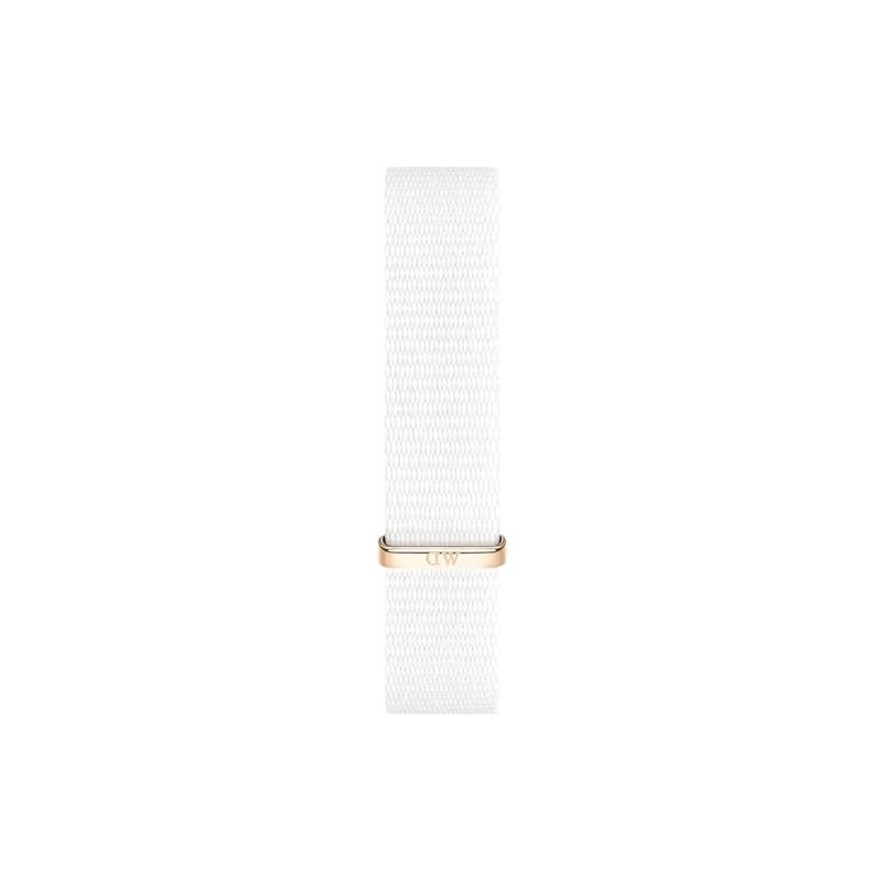 Daniel Wellington Watch Straps 28 Rose Gold 32010753, White, Strap.