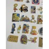 The Simpsons 54 PCS Anime Spoof Simpson Sticker Waterproof Suitcase