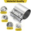 ZEHCLP 1 Pcs 3 inch Exhaust Clamp Butt Joint 304