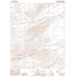 YellowMaps Cave Mountain CA topo map, 1:24000 Scale, 7.5 X 7.5 Minute, Historical, 1986, Updated 1993, 26.7 x 22 in - Polypropylene