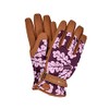 Burgon & Ball Love Oakleaf Plum S/M Gloves, Ladies, Gardening,