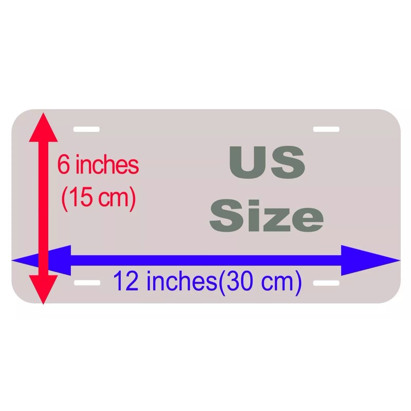 1st Cavalry Division Novelty Car License Plate