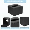 sourcing map Tissue Box Cover with Magnetic Bottom Rectangle Tissue
