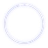 FlashingBlinkyLights 50 22" Premium Glow Stick Necklaces in White