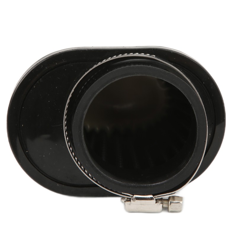 51mm/2in Motorcycle Air Filter ClampOn Dustproof Rubber Black Replacement for