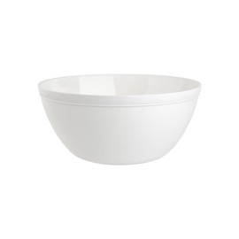 1x Schale Müslischale Dessertschale Salatschale Suppenschale Reisschale Bowl in Farbe weiß aus Kunststoff BPA-frei groß 900 ml