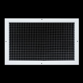 Fits 12x20 and 20x12 Duct Opening | Aluminum Eggcrate Return Air Grille | Low Noise & High Air Flow, Rust Proof Vent Cover Grill for Sidewall & Ceiling | White | Outer Dimensions: 13.75" X 21.75"