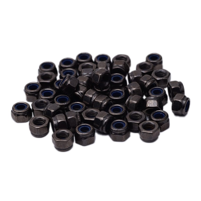 Hex Nuts Locking Nut Standard Low Shape Self-Locking Nut Carbon
