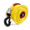 Synthetic Winch Rope 1/2" x 92'-25000 lbs Winch Line with
